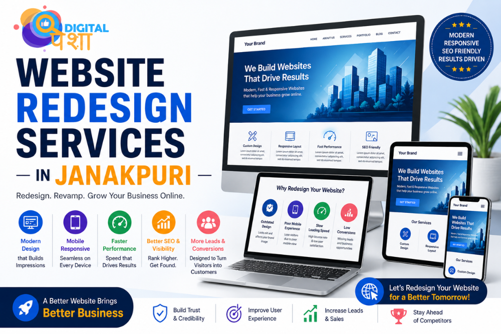 Website Redesign Services in Janakpuri