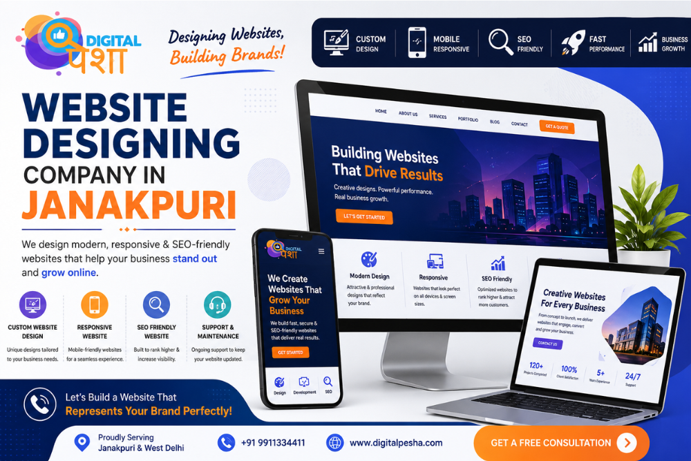 Website Designing Company in Janakpuri